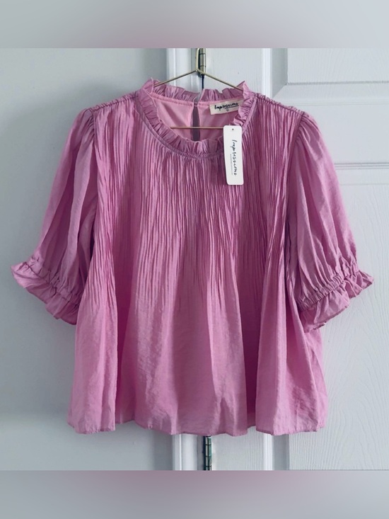 La Vie En Rose Tops - IMPRESSIONS SOUTHERN CHIC TOP IN PINK• Size Large